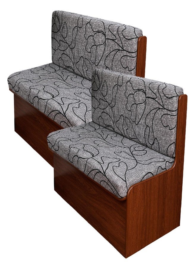 KRFOONN RV Dinette Cushion Covers Stretch Camper Cushions Cover Replacement Couch Cushion Slipcovers Washable Loveseat Slipcovers for Travel Trailer Couch (2 Backrest Cover & 2 Bench Cover, 11) - Image 1